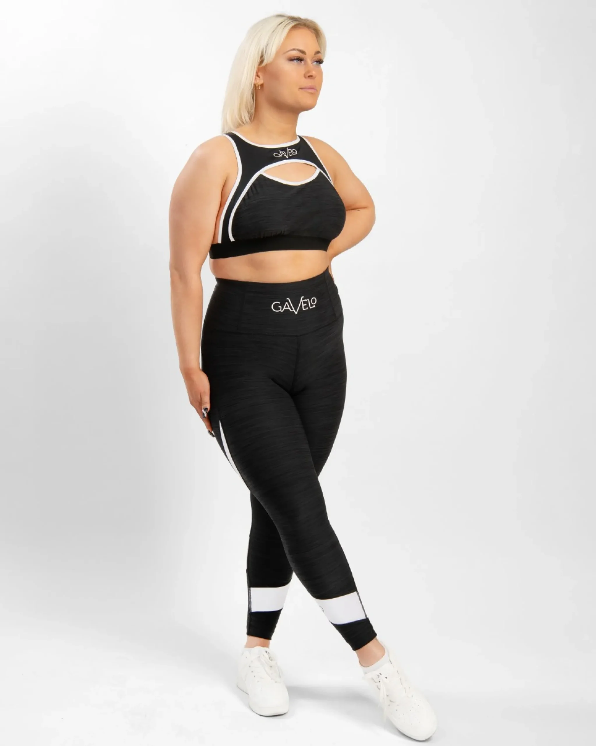 Dam Gavelo Black & White Swirl Tights
