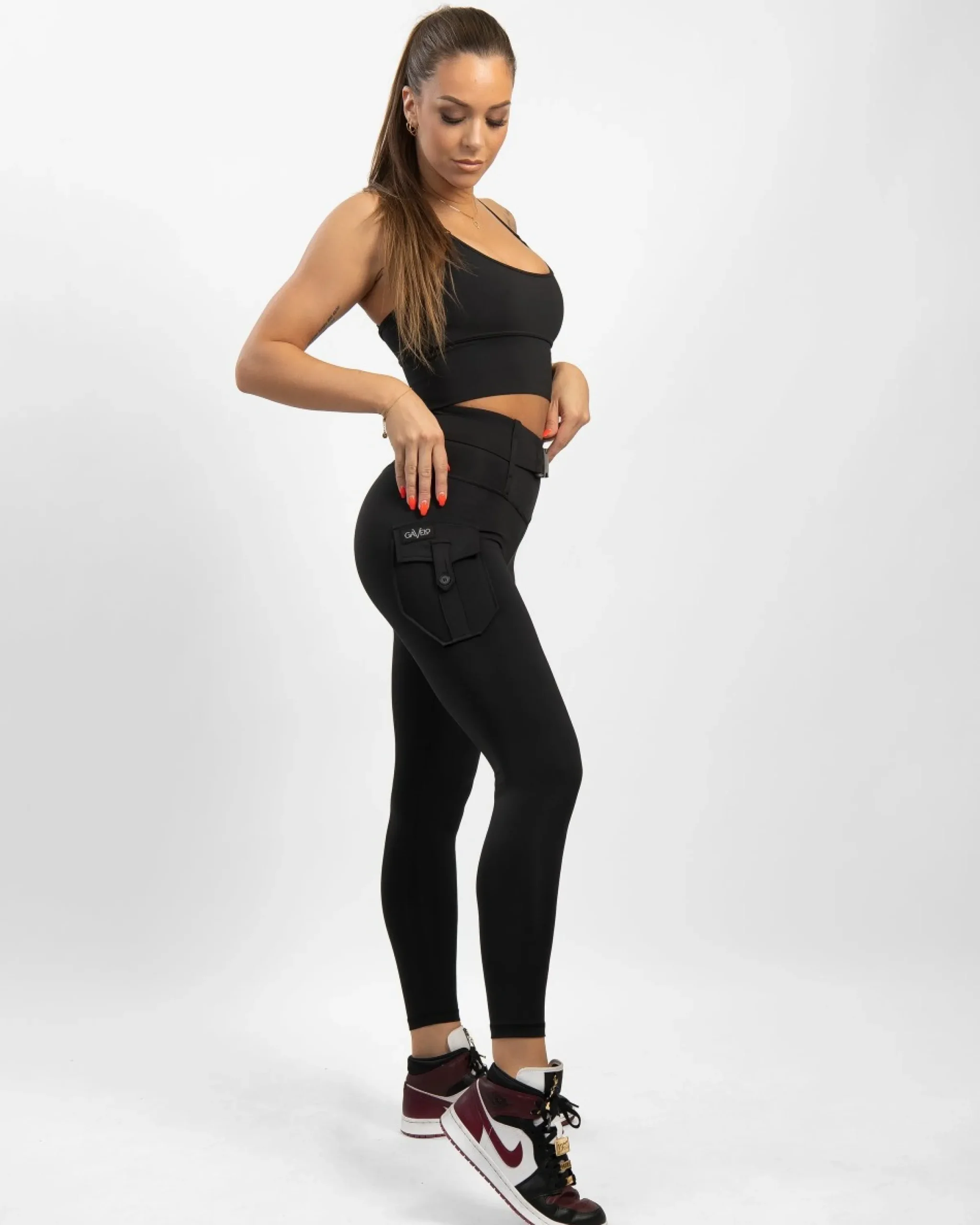 Dam Gavelo Cargo Leggings Black