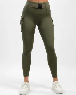 Dam Gavelo Cargo Leggings Military Green