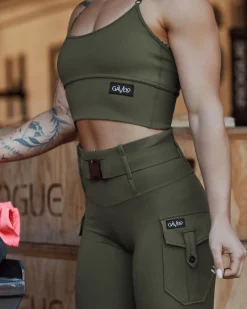 Dam Gavelo Cargo Top Military Green