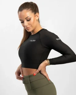 Dam Gavelo Cropped Long Sleeve Black
