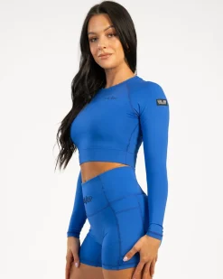 Dam Gavelo Cropped Long Sleeve Blue