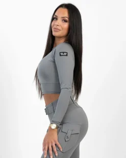 Dam Gavelo Cropped Long Sleeve Sterling Silver