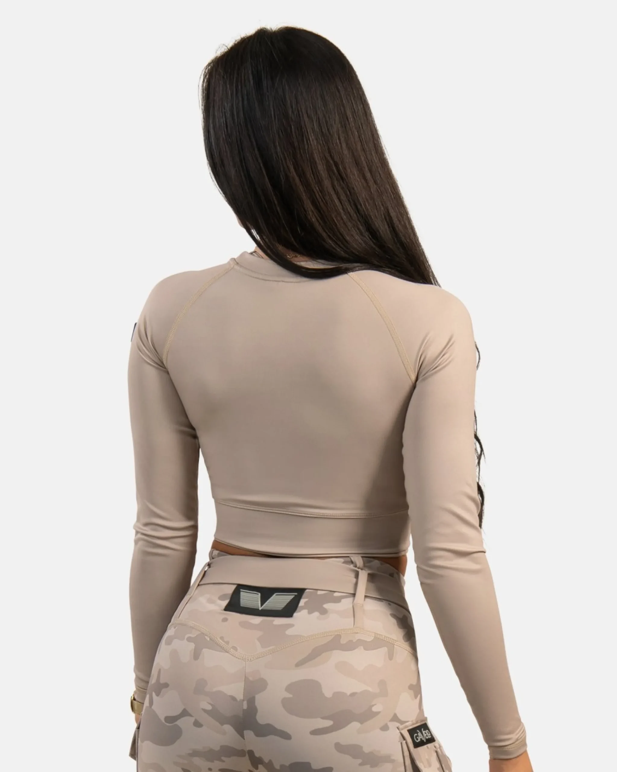 Dam Gavelo Cropped Long Sleeve Sand Dune