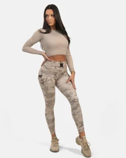Dam Gavelo Cropped Long Sleeve Sand Dune