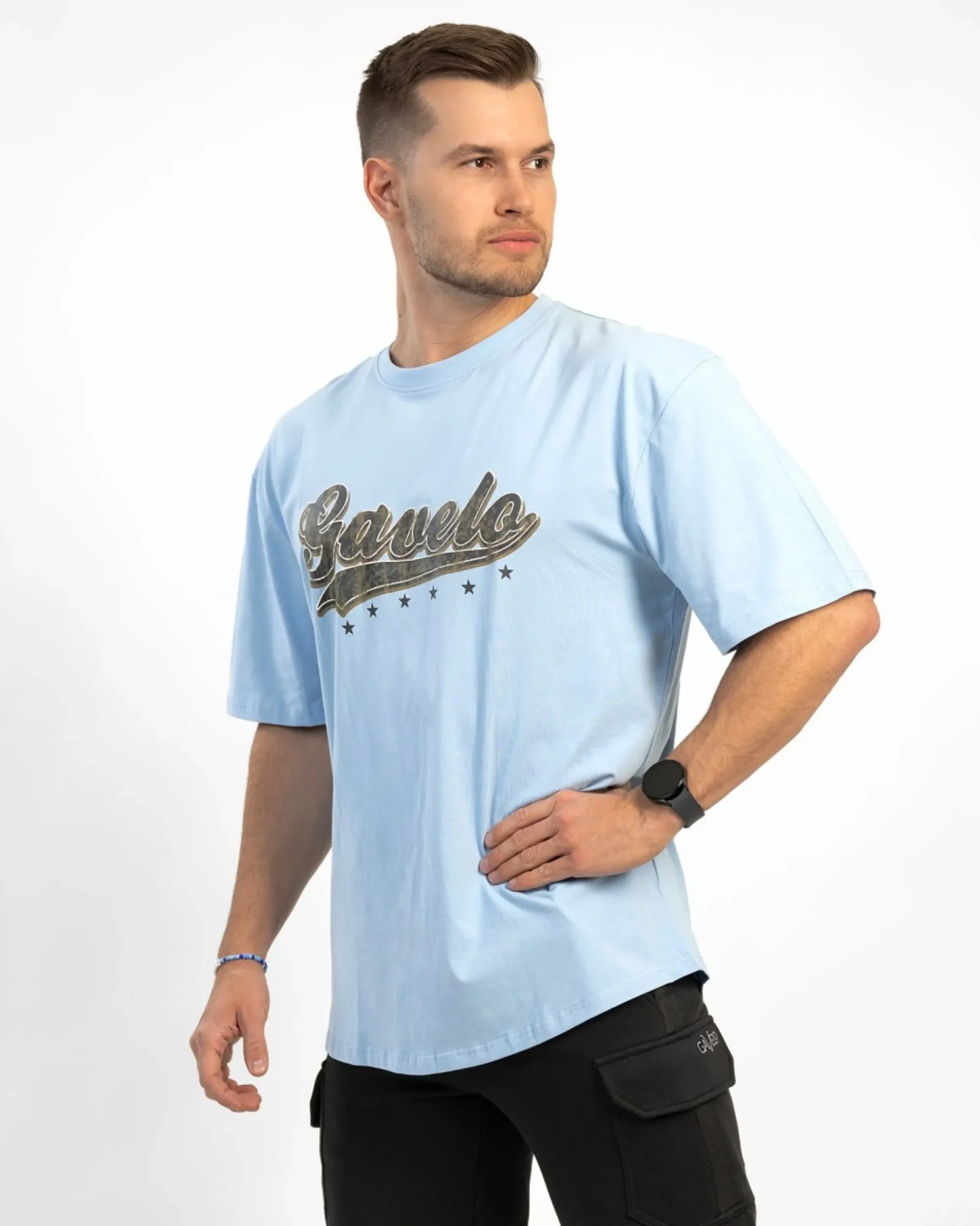 Herr Gavelo El Segundo Oversize T-Shirt Blue