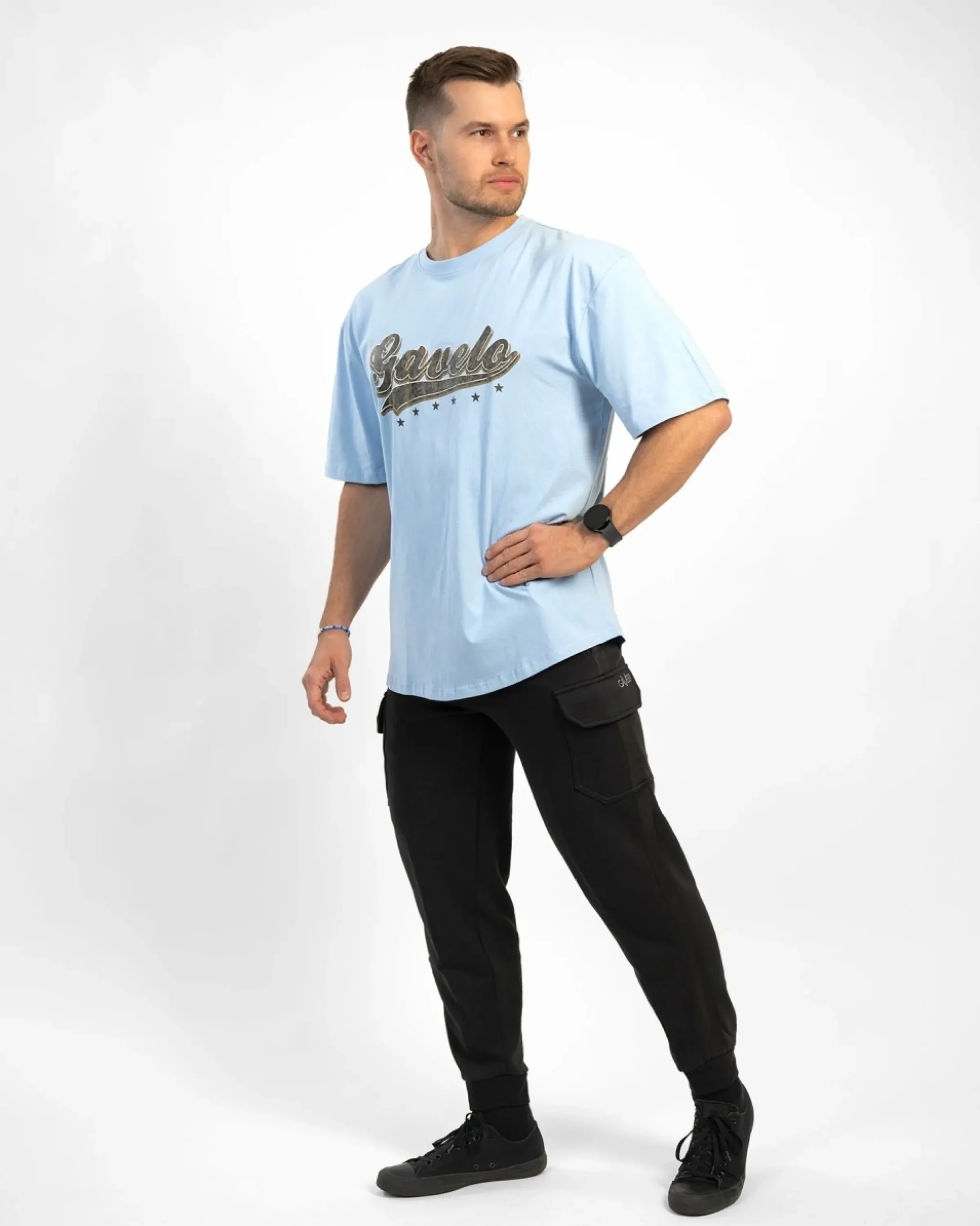 Herr Gavelo El Segundo Oversize T-Shirt Blue