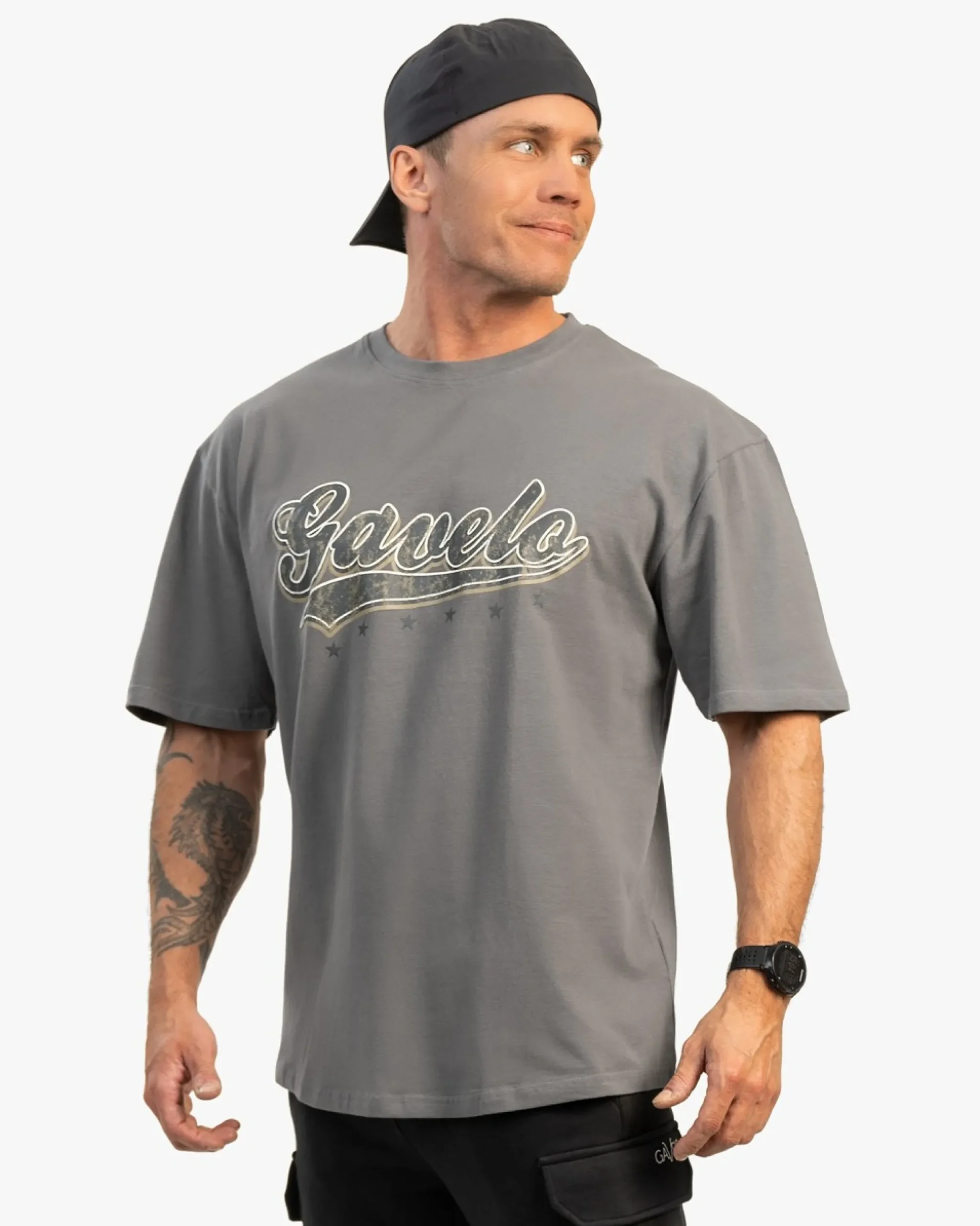 Herr Gavelo El Segundo Oversize T-Shirt Steel Grey