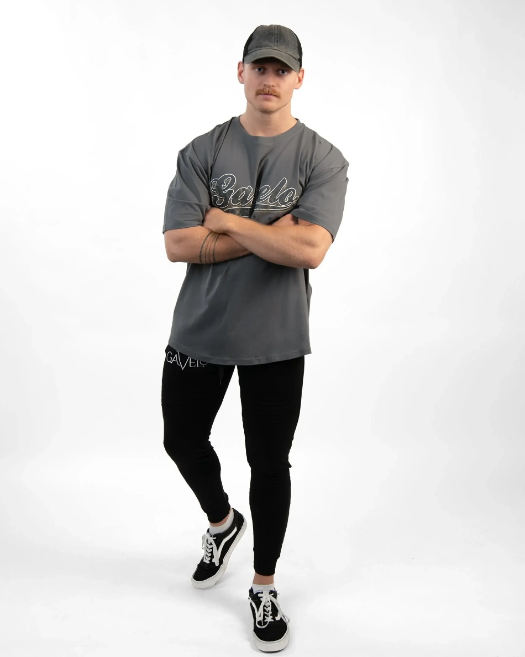 Herr Gavelo El Segundo Oversize T-Shirt Steel Grey