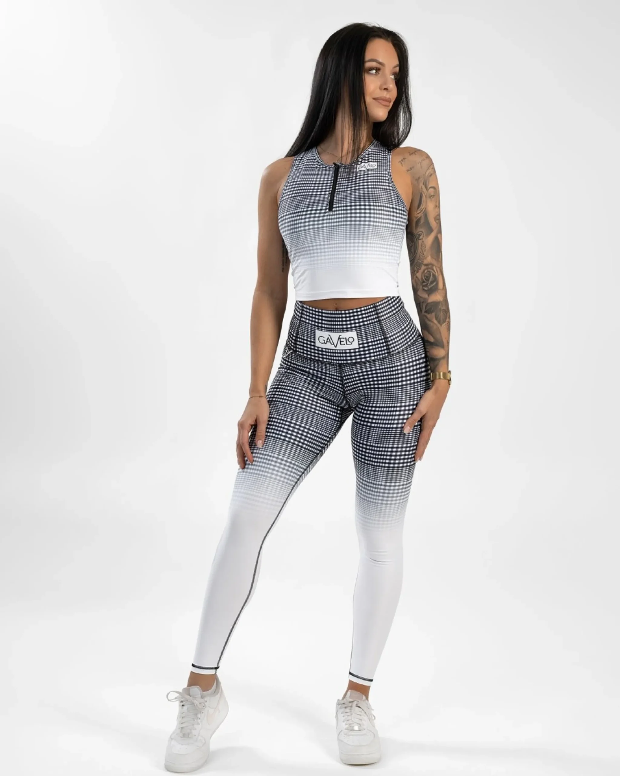 Dam Gavelo Glnchck 5 White Kompressionstights