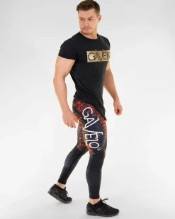 Herr Gavelo Marvellizzard Red Kompressionstights