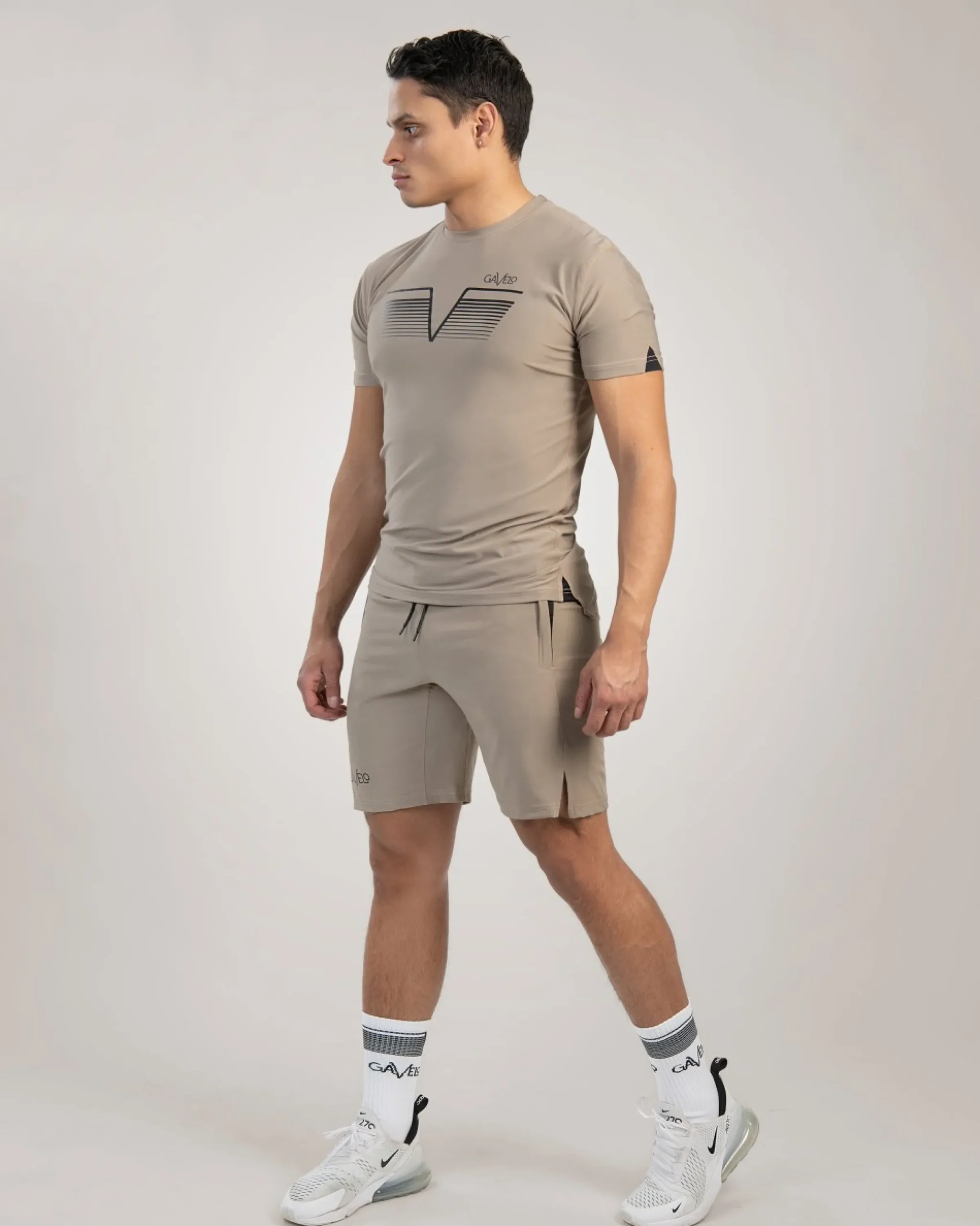 Herr Gavelo Power Shorts Vintage Khaki