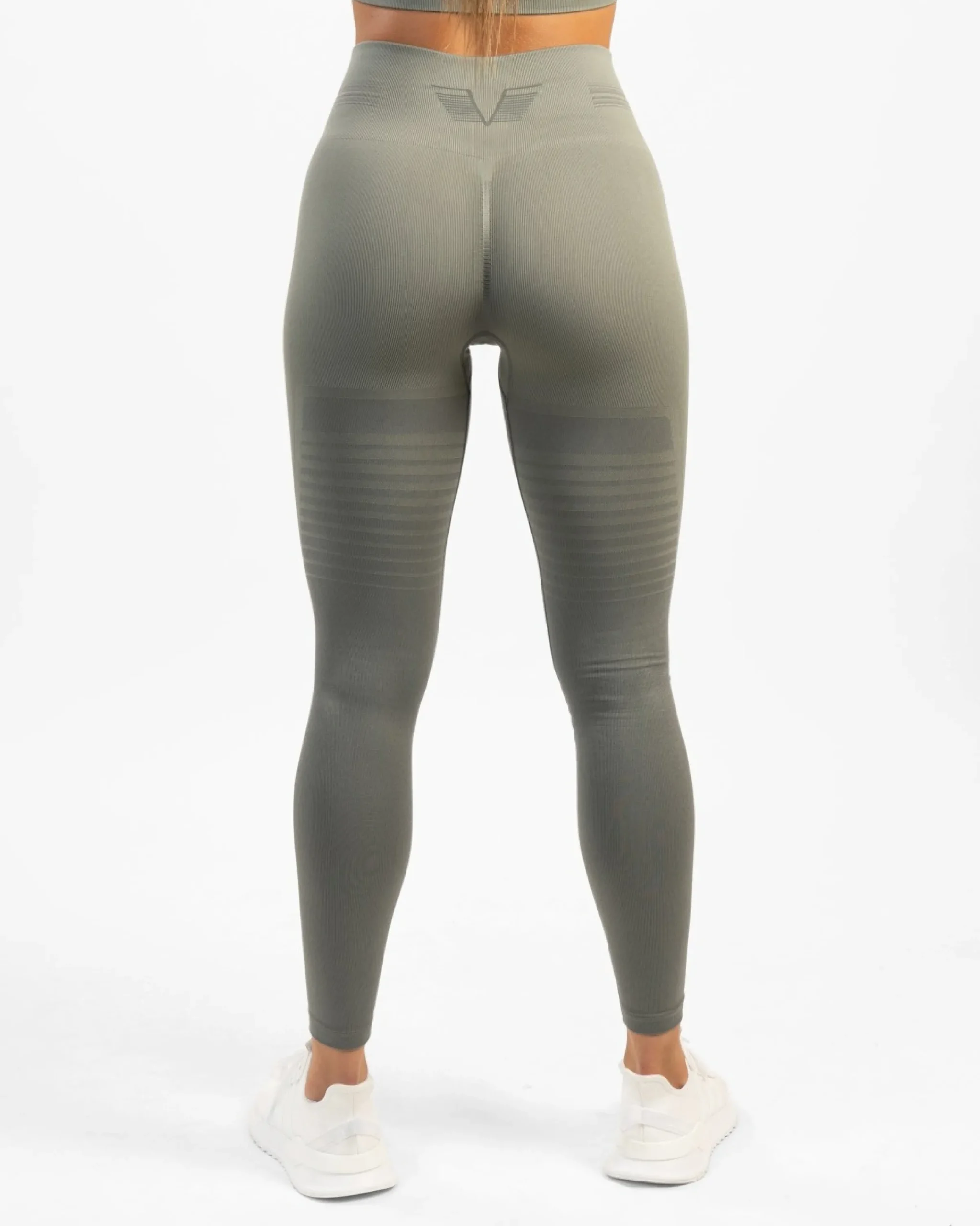 Dam Gavelo Pulse Nude Olive Grey Seamless Tights