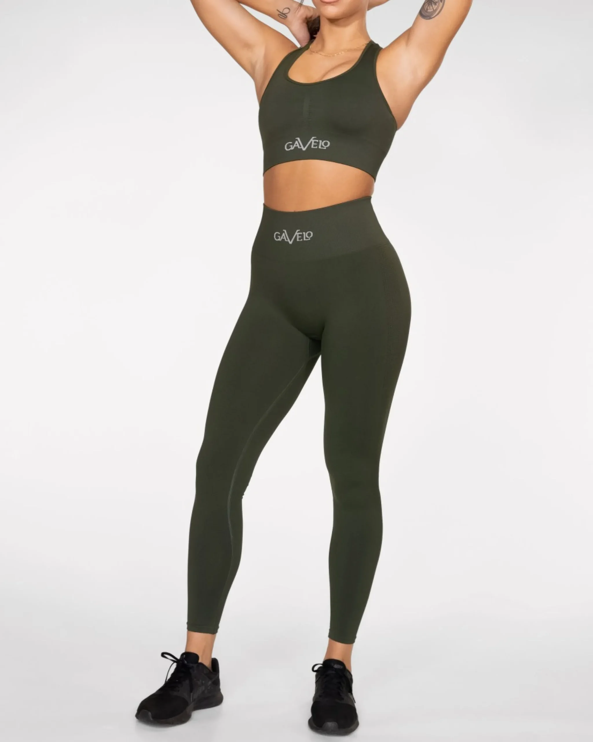 Dam Gavelo Seamless Booster Forest Green Sport-Bh