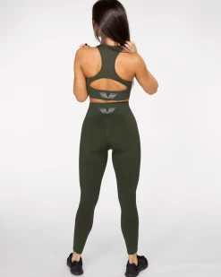 Dam Gavelo Seamless Booster Forest Green Sport-Bh