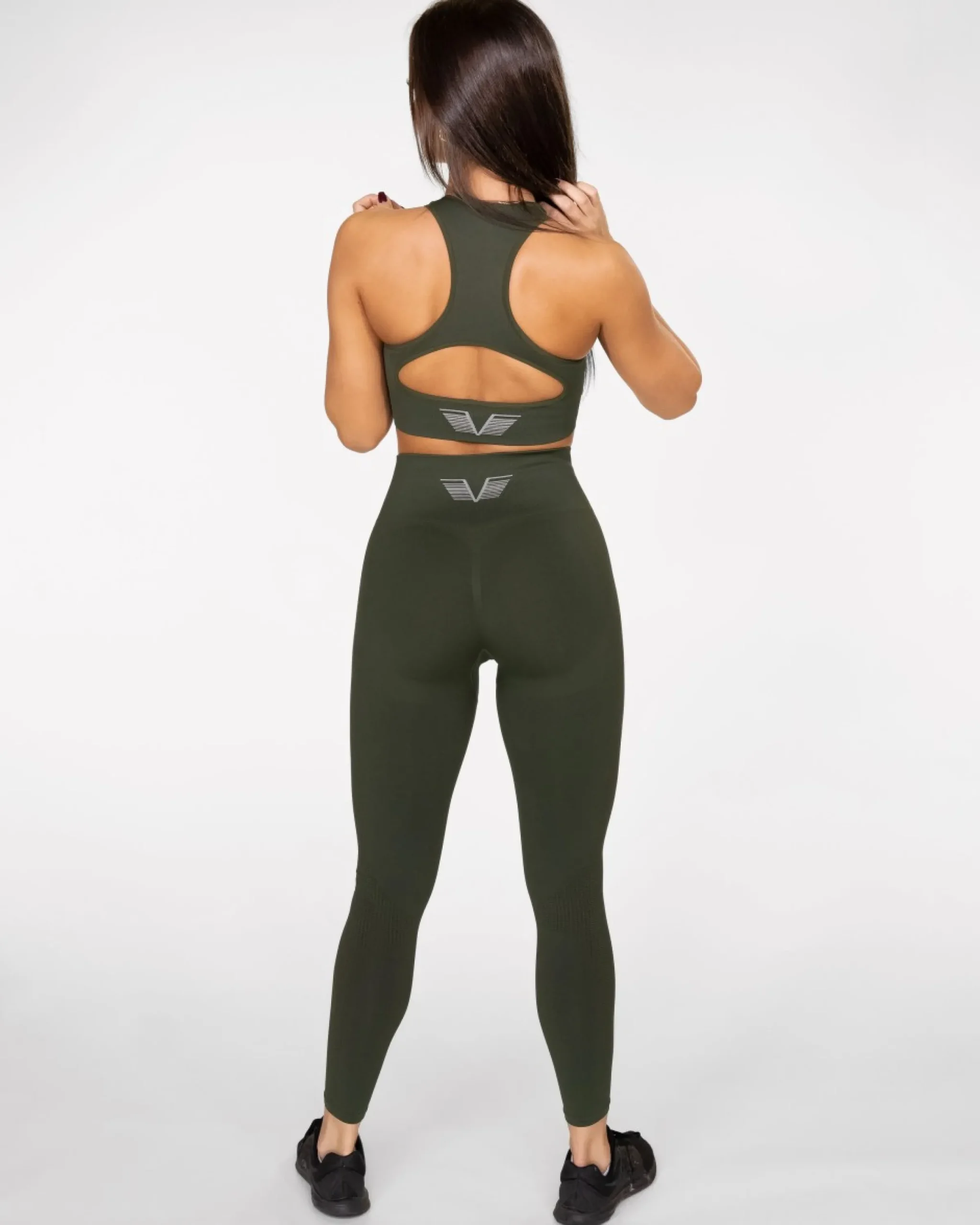 Dam Gavelo Seamless Booster Forest Green Sport-Bh