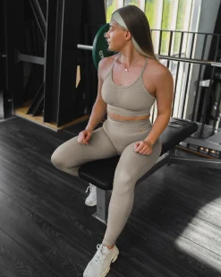 Dam Gavelo Seamless Honeycomb Beige Tights