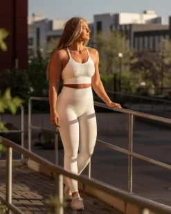 Dam Gavelo Seamless Honeycomb California White Tights