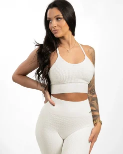 Dam Gavelo Seamless Honeycomb California White Tights