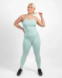 Dam Gavelo Seamless Ribbed Pistage Melange Tights