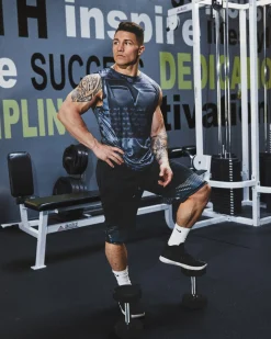 Herr Gavelo Sniper Blue Sleeveless Tee