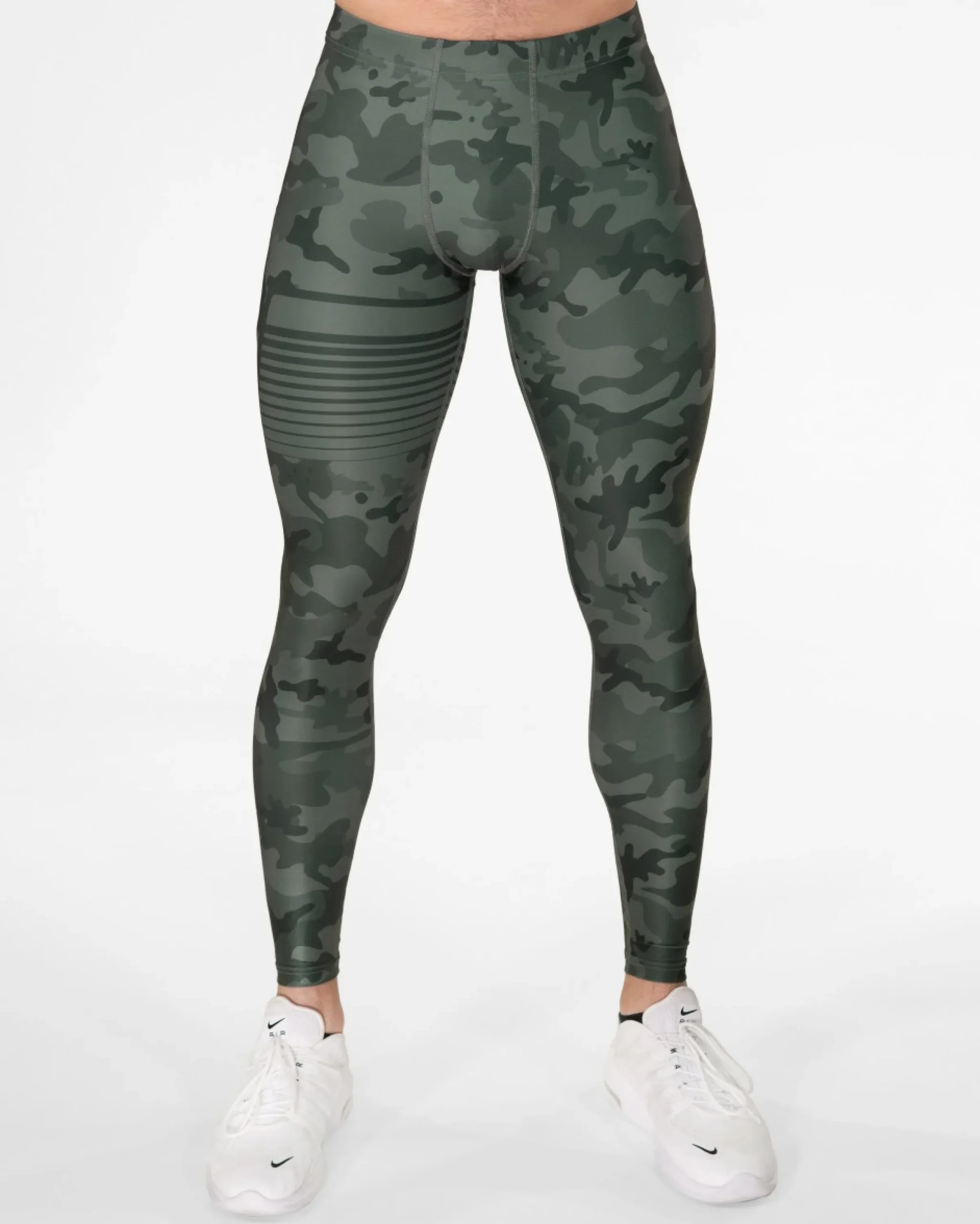 Herr Gavelo Sniper Camo Green Kompressionstights