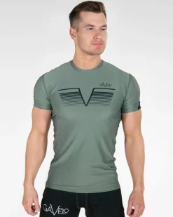 Herr Gavelo Sniper Green Rashguard T-Shirt