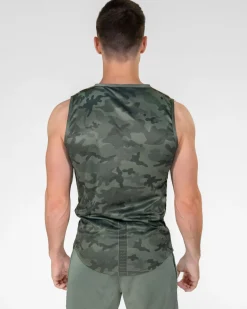 Herr Gavelo Sniper Green Sleeveless Tee