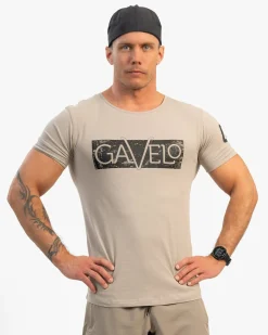 Herr Gavelo Sports Tee Beige