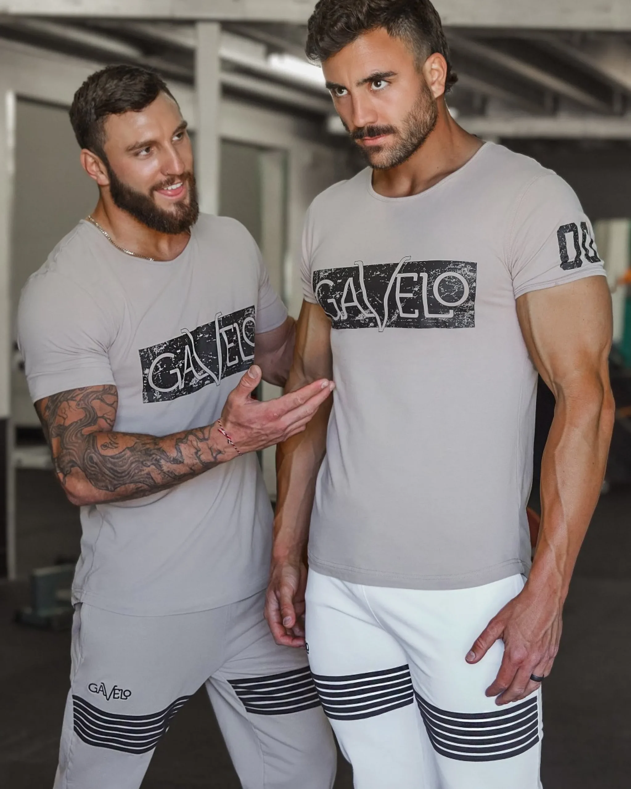 Herr Gavelo Sports Tee Beige