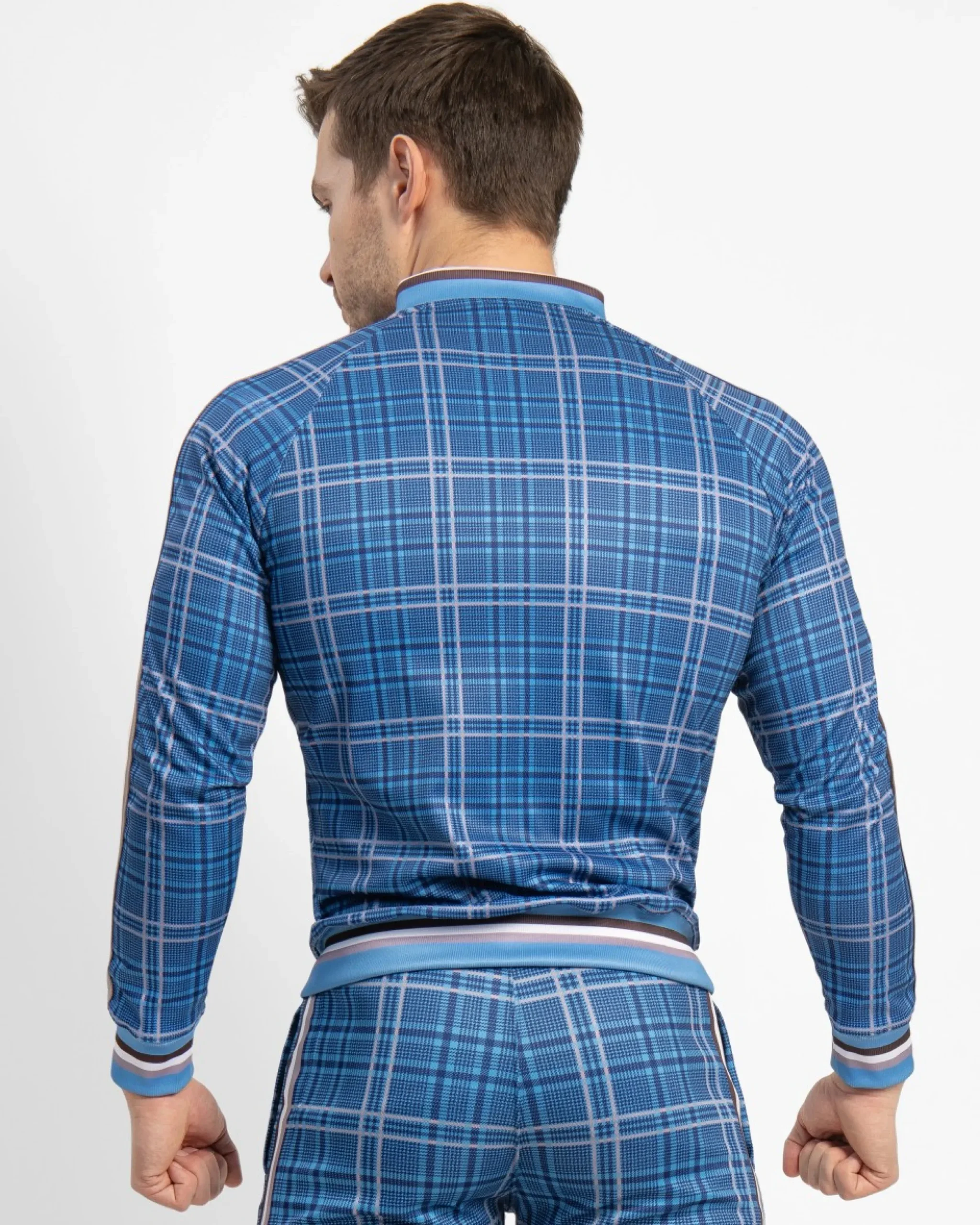 Herr Gavelo Track Jacket Brixton Blue
