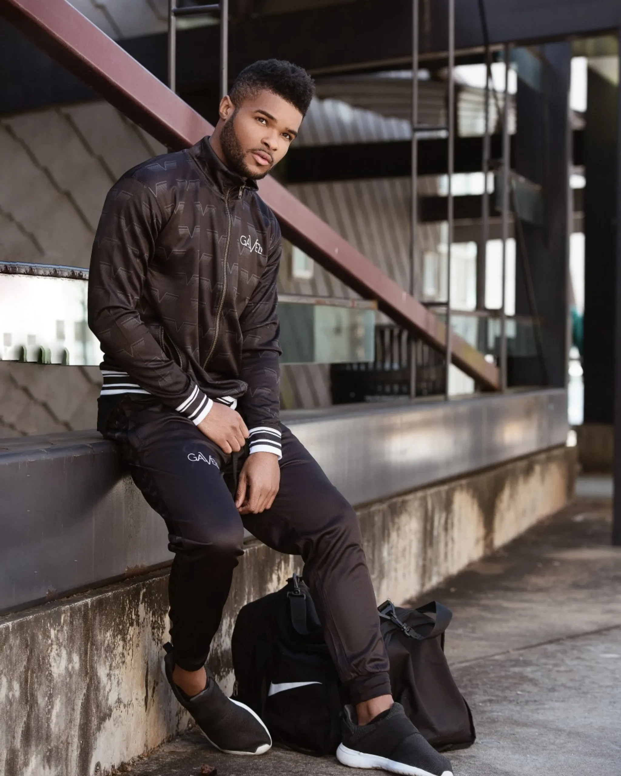 Herr Gavelo Track Pant Black