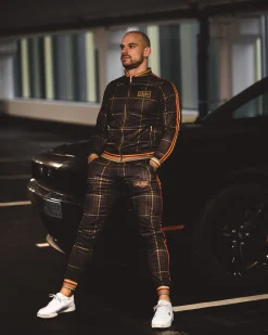 Herr Gavelo Track Pant Brixton Brown