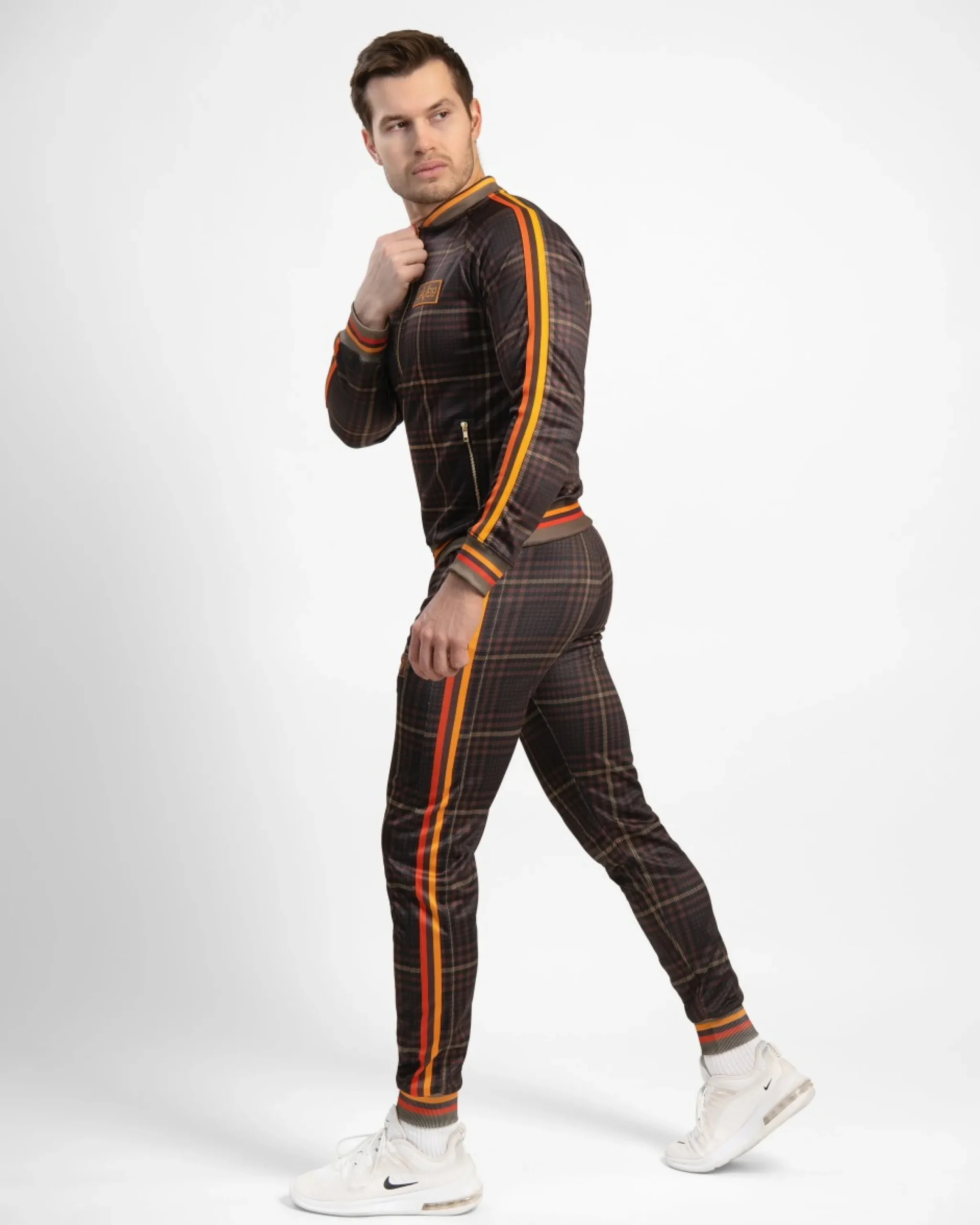 Herr Gavelo Track Pant Brixton Brown