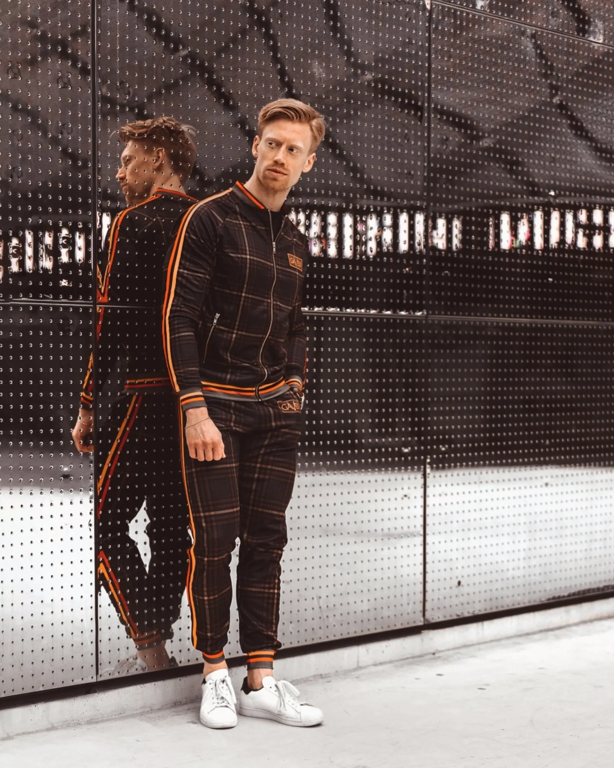 Herr Gavelo Track Pant Brixton Brown