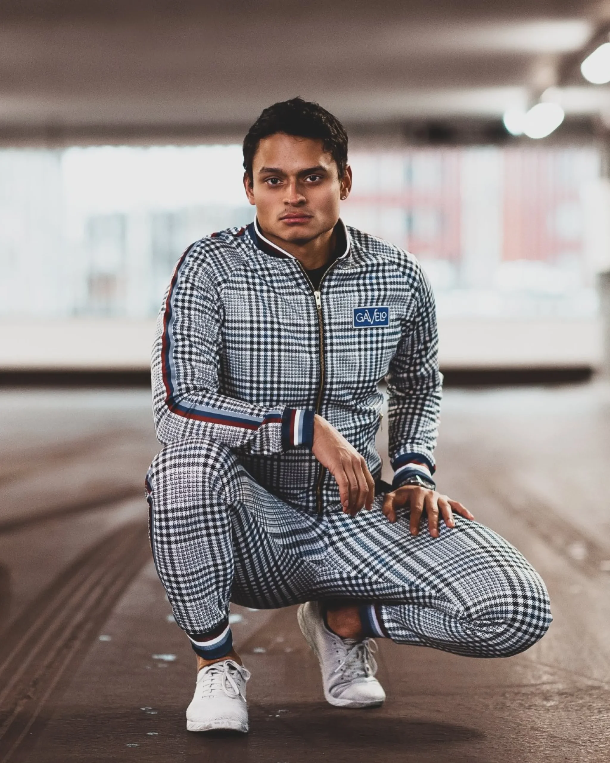 Herr Gavelo Track Pant Brixton White